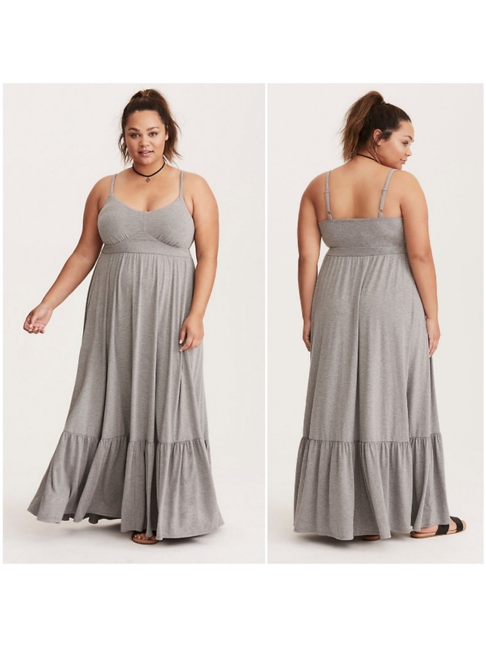 Torrid, Gray Maxi dress, Women’s Size 0